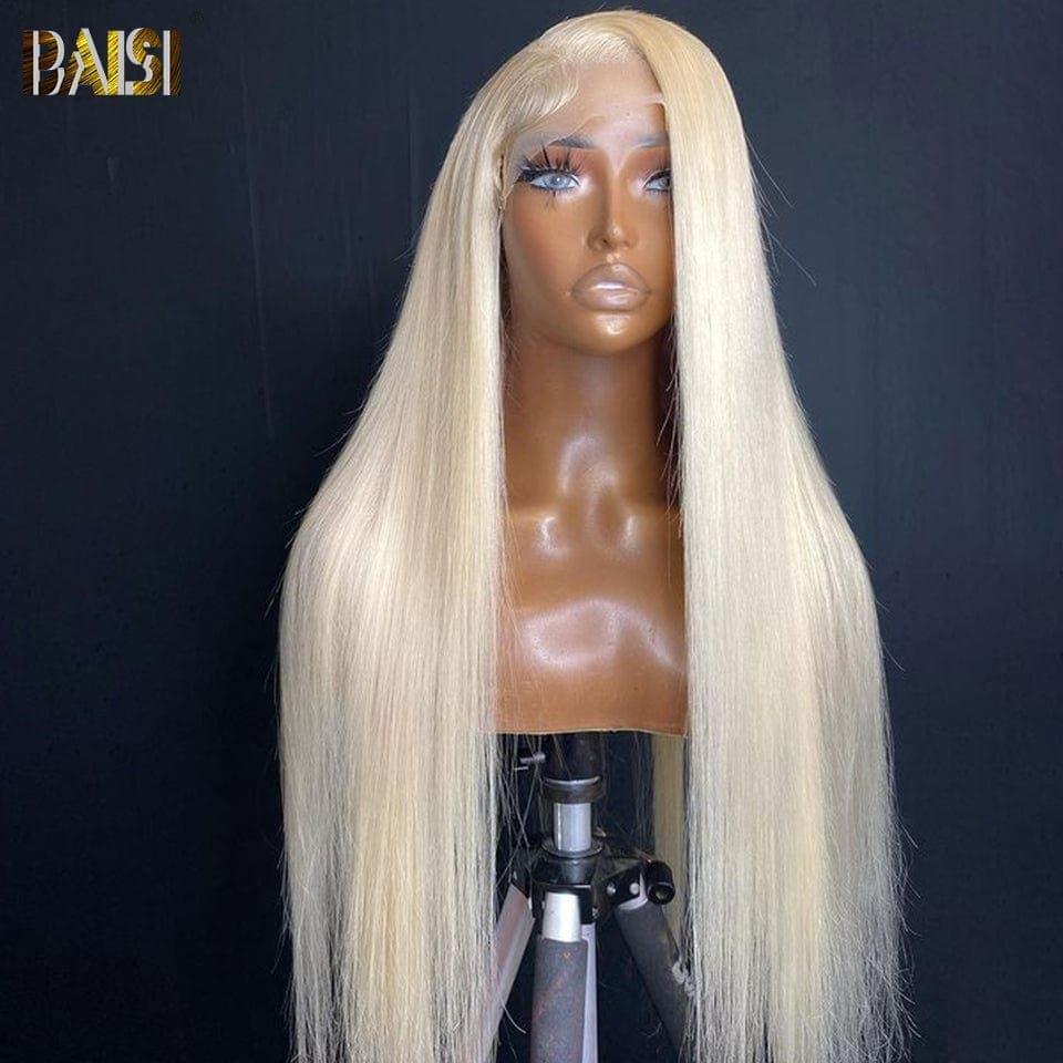 BAISI Frontal 13X6 Parrucca Liscia Bionda 613# in 100% Capelli Umani Veri