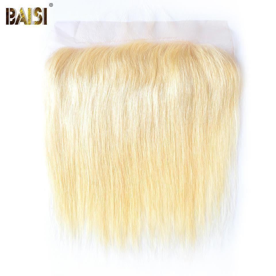 BAISI 10A 100% Cheveux Humains 613# Eurasiens Lisses Blondes Mèche En Lot Avec Frontal