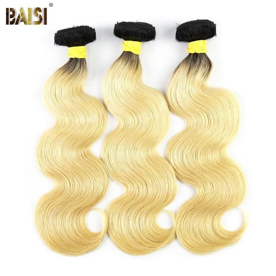 BAISI 12A Tissage Mèche 1B#613 En 100% Cheveux Humains Body Wave