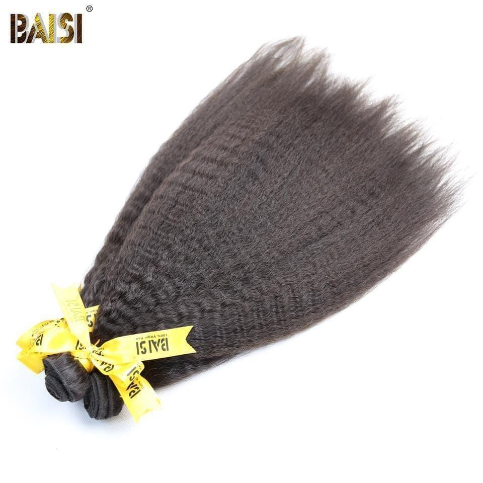 BAISI 12A Tissage Cheveux Vierges Kinky Straight
