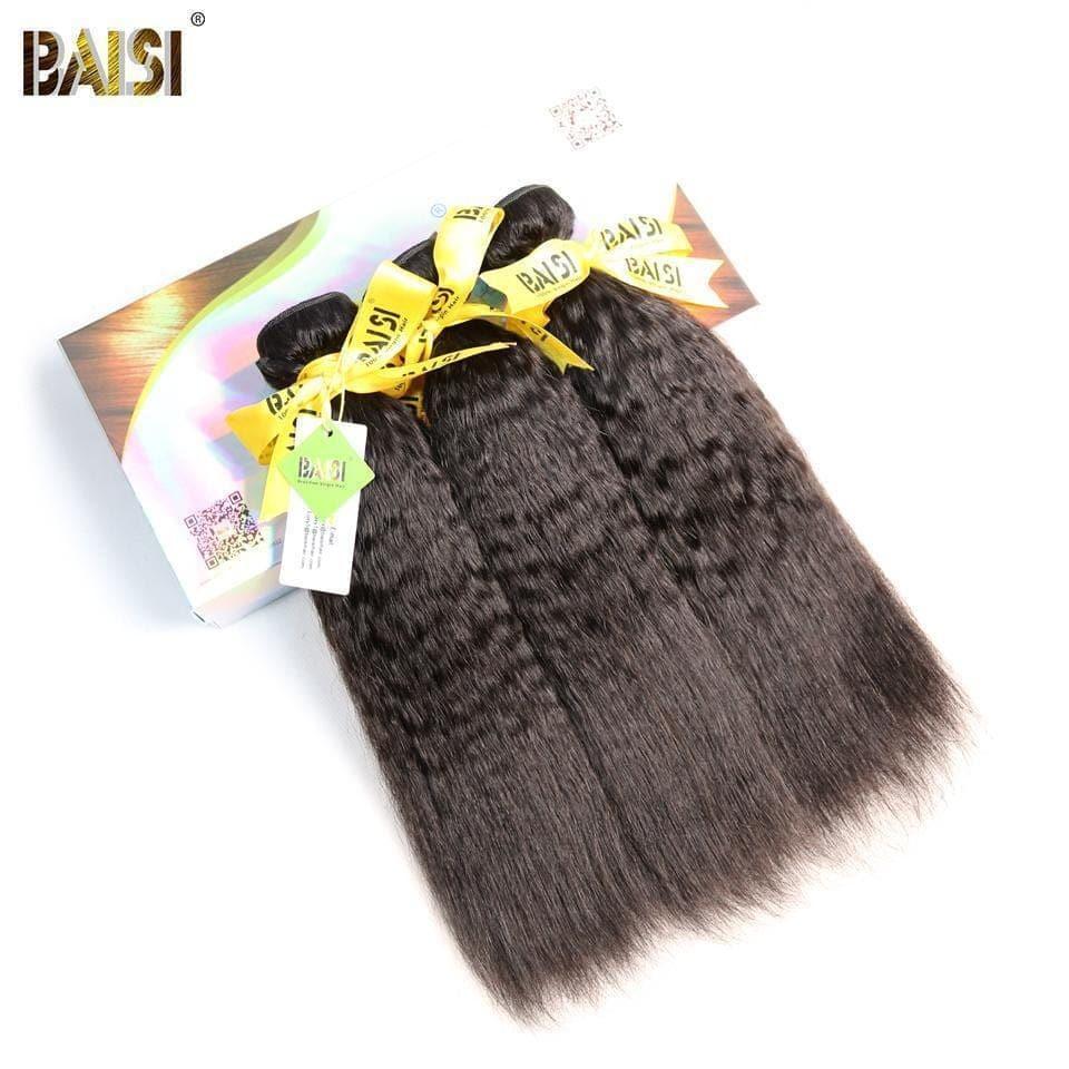 BAISI 12A Tissage Cheveux Vierges Kinky Straight