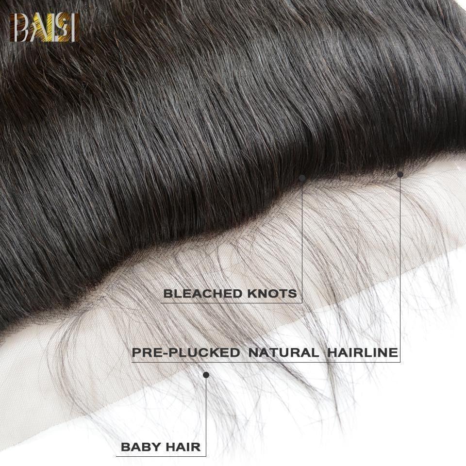 BAISI 8A 100% Virgin Hair Straight Lace Frontal 13x4 - Baisi Hair