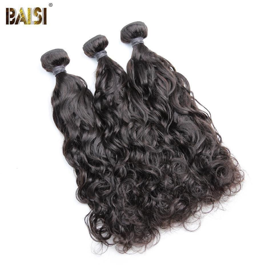 BAISI 10A Tissage Avec Closure/Frontal En Grand Solde Water Wave