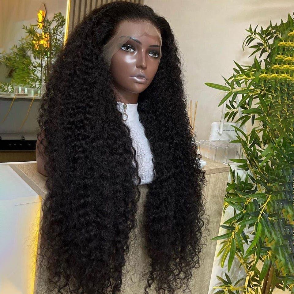 BAISI Compre 2 perucas no mínimo ao preço de fábrica do fornecedor Peruca Natural Já Penteada 139€ Em Lace 13X4 Frontal Curly em 100% Cabelo Humano (Sem Código)